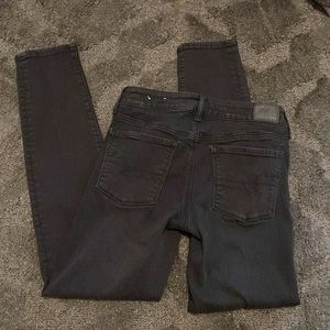 American Eagle black denim jeans